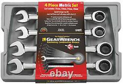 4 Pc. Jumbo Métrique Combinaison D'équipement De Cliquetwrencha Set 9413