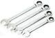 4 Pièces Grande Tête Métrique Jumbo Taille Boîte À Ratcheter End Combo Clé Set