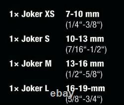 Apt / Wera Joker 6004 Xs S M L Self-setting Wench 4pc Set Expéditeur Américain
