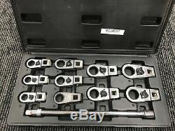 Case Ih 11 Pièces 3/8 Dr. Crowfoot Ratcheting Clé Partielle # Sc24501