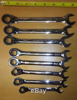 Clé À Cliquet Réversible USA 8pc Metric Réversible Clé À Clé