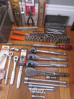 Craftsman 300pc Ratchet Socket Wrench Pliers Hammer Tool Box Set Vtg & New Lot