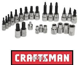 Craftsman 334 Pc. Outil Mécanique Avec Peigne À Cliquet. Serrures, Sockets Torx