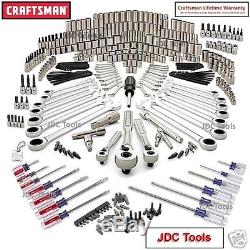 Craftsman 365 Pc Ensemble D'outils Mécaniques Clés À Cliquet Polies 334 311 309