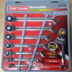 Craftsman USA 8 Pièces Métrique Réversible Clé À Clé Clé 8mm-18mm