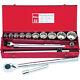 Ensemble De Clé De Socket Ko-ken 19.0mm Drive 12-point 22-60mm 16 Pièces 6201m Japon