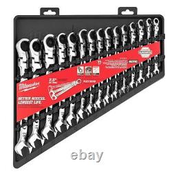 Ensemble De Clé Milwaukee 144-position Flex-head Ratcheting Sae Metric (30-piece)