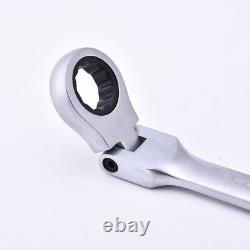 Ensemble d'outils à clés à cliquet à tête flexible de 8 à 24 mm