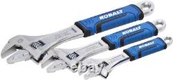 Ensemble d'outils complet Kobalt de 100 pièces dans un étui rigide avec clés à douille SAE/MÉTRIQUE et pinces NEUF