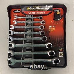 Ensemble d'outils de clé à rochet combinée Gearwjsonch 44001 SAE 72 dents (8 pièces)