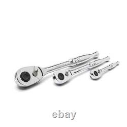 Ensemble d'outils de mécanique - Coffret de 270 pièces pour douilles, outils à cliquet en métrique et en pouces