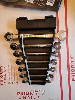 Ensemble de 7 clés à cliquet combinées Craftsman SAE 12 pts 942442 Mint
