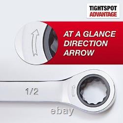 Ensemble de clés à cliquet TIGHTSPOT 24pc IN/MM MASTER SET 24pc pouces + métrique