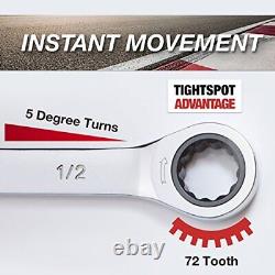 Ensemble de clés à cliquet TIGHTSPOT 24pc IN/MM MASTER SET 24pc pouces + métrique