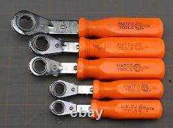 Ensemble de clés à cliquet à poignée dure Matco Tools SWRDO5T 3/8-5/8 & SWRDMG5T 8-15mm
