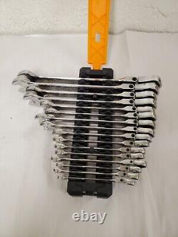 Ensemble de clés à cliquet combinées à tête flexible GEARWRENCH Métrique 90 dents (16 pièces)