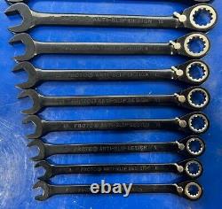 Ensemble de clés à cliquet métriques Proto 13 pièces réversible 7mm 19mm NEUF