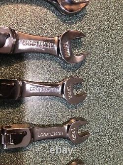 Ensemble de clés à cliquet métriques courtes à flexion de 7 pièces Craftsman