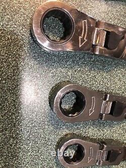 Ensemble de clés à cliquet métriques courtes à flexion de 7 pièces Craftsman