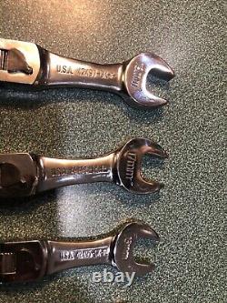 Ensemble de clés à cliquet métriques courtes à flexion de 7 pièces Craftsman