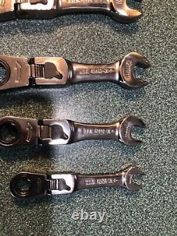Ensemble de clés à cliquet métriques courtes à flexion de 7 pièces Craftsman