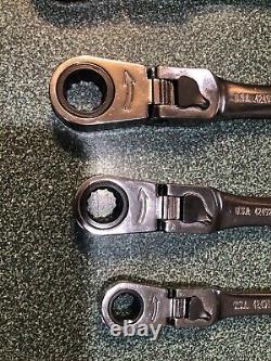 Ensemble de clés à cliquet métriques courtes à flexion de 7 pièces Craftsman