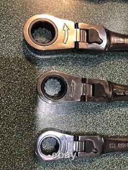 Ensemble de clés à cliquet métriques courtes à flexion de 7 pièces Craftsman