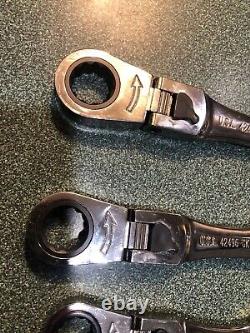 Ensemble de clés à cliquet métriques courtes à flexion de 7 pièces Craftsman