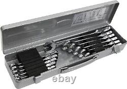 Ensemble de clés à cliquet rapide TONE Swing Quick Ratchet Box RMFQ110 avec boîte à outils 11 pièces