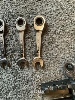 Ensemble de clés à cliquet réversibles Mac Tools 8-19mm Stubby, Utilisé