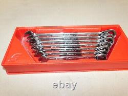 Ensemble de clés à cliquet réversibles Snap On Tools 7pc Sae Pakty248 (eb103)