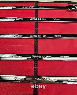 Ensemble de clés à cliquet réversibles à double flexion métrique Snap-on 5 pièces XFRRM705