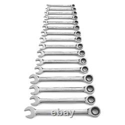 Ensemble de clés à rochet combinées GEARWRENCH Metric Master 16 pièces