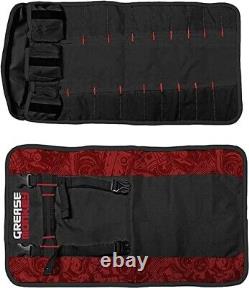 Ensemble de clés à rochet combinées métriques et SAE Wiha, 18 pièces avec sac enroulable