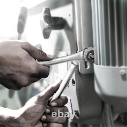 Ensemble de clés mixtes à cliquet avec extrémité ouverte, cliquet standard pour tuyauterie SAE.
