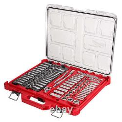 Ensemble de douilles à cliquet Milwaukee 48-22-9486 1/4-3/8 avec boîtier PACKOUT 106 pièces
