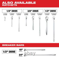 Ensemble de douilles à cliquet Milwaukee 48-22-9486 1/4-3/8 avec boîtier PACKOUT 106 pièces