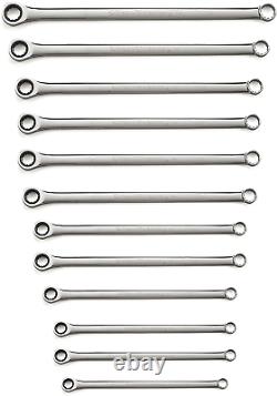 Gearwrench 12 Pieces Gearbox 12 Point XL Ratcheting Double Box Crynch Set Métrique