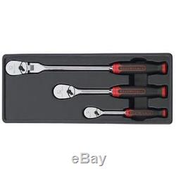 Gearwrench 3 Pc. Cushion Grip Flex 84 Set À Cliquet Dentaire Kdt81203f Nouveau