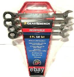 Gearwrench 4pc Sae Renversable Cliquet Combiné De Cliquet 9545n Pour 9533