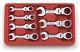 Gearwrench 7 Pc. Jeu De Clés À Cliquet Combinées Stubby Flex Sae 9570