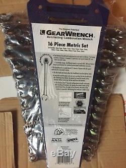 Gearwrench 9416 Piece Metric Master Ratcheting Set 16pieces Livraison Gratuite
