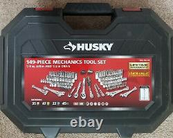 Husky H149mts 1/4 In, 3/8 In, 1/2 In. Ensemble D’outils De Mécanique D’entraînement 149 Pièce Nouvelle