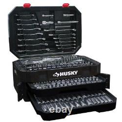 Husky Mécanique 290-pièces D'outils Cliquets Douilles Clés Avec Coffret De Rangement