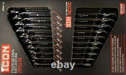 Icon Wram-10 Ensemble De Clé À Cliquet 10pc 10mm-19mm Nouveau