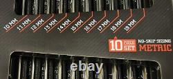 Icon Wram-10 Ensemble De Clé À Cliquet 10pc 10mm-19mm Nouveau