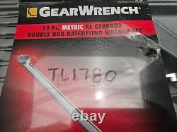 Jeu de clés à cliquet double boîte Gearwrench 12 pièces métriques XL #85988