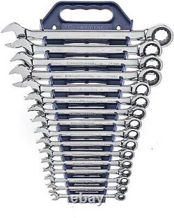 Jeu de clés à cliquet métriques GearWrench 9416 de 16 pièces