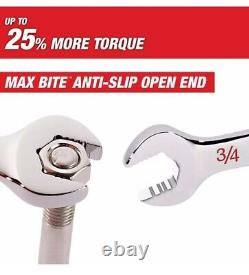 Jeu de clés mixtes à cliquet Milwaukee SAE/Métrique 30 pièces