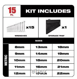 Jeu de clés mixtes à cliquet Milwaukee SAE/Métrique 30 pièces